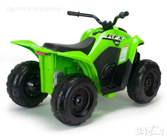 Акумулаторно АТВ Kawasaki 12V, Injusa , снимка 8 - Детски велосипеди, триколки и коли - 50089399