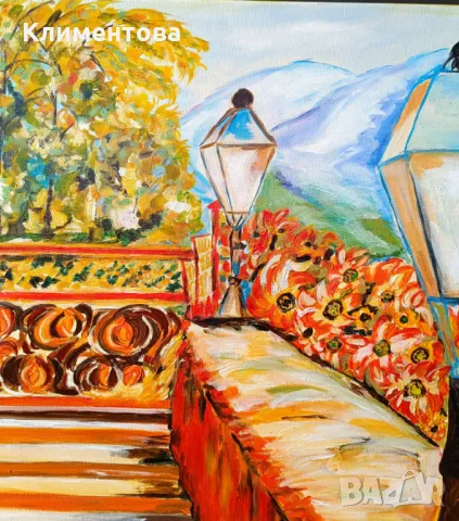 "Слънчогледов поздрав", снимка 3 - Картини - 48470503