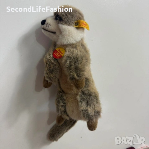 Плюшена играчка Steiff Vintage Prairie Dog 28 см от 90те колекционерска , снимка 7 - Плюшени играчки - 53274887