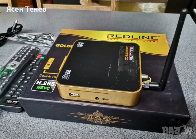 Сателитен приемник Redline Golden Box, снимка 3 - Приемници и антени - 53483095
