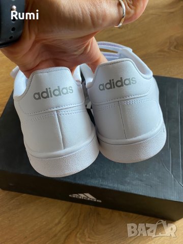 Чисто нови мъжки кецове Adidas - Advancourt Base ! 46 н, снимка 6 - Кецове - 41229378