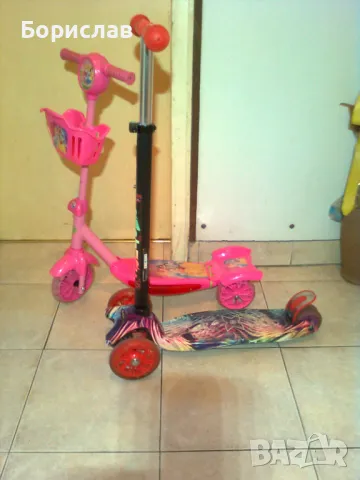 Детска тротинетка, светеща. Подарък каска., снимка 8 - Детски велосипеди, триколки и коли - 49558403