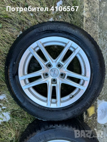 Джанти Dezent 16-ки със Зимни гуми 205/60/16 Continental , снимка 5 - Гуми и джанти - 53162670