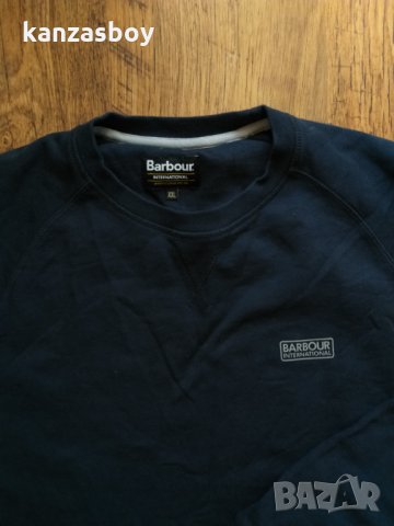 Barbour International Small Logo Crew Sweat - страхотна мъжка блуза, снимка 4 - Блузи - 35800644