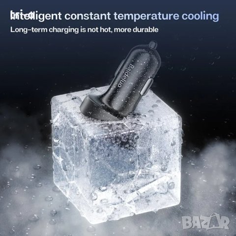 Универсално метално зарядно за автомобил 66W / 3хUSB+Type C / Fast Charging, снимка 7 - Зарядни за кола - 41853591