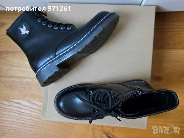 Dockers by gerli боти естествена кожа 37 номер , снимка 2 - Дамски боти - 56140381