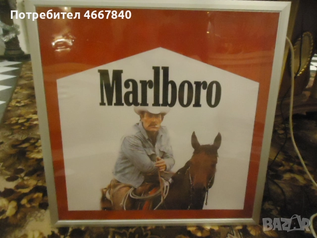 Marlboro  рекламна табела ретро., снимка 3 - Колекции - 52793276