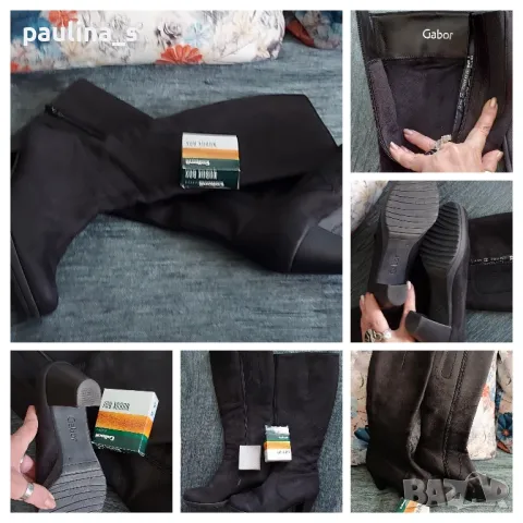 Дамски топли боти "Remonte Dorndorf" / естествена кожа (набук) , снимка 15 - Дамски боти - 43761207