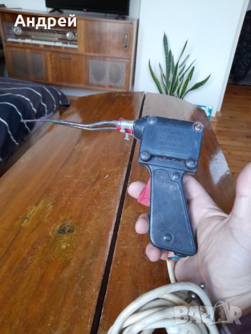 Стар индукционен поялник #2, снимка 2 - Антикварни и старинни предмети - 35838096