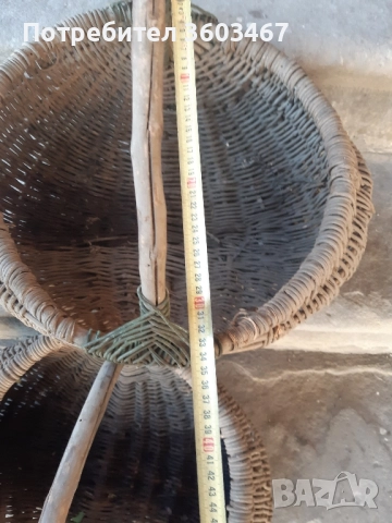 Стари плетени кошници, снимка 5 - Декорация за дома - 52244858
