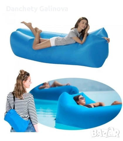 Самонадуващо се легло подходящо за планина и море Lazy Bag, снимка 4 - Надуваеми легла - 50751221