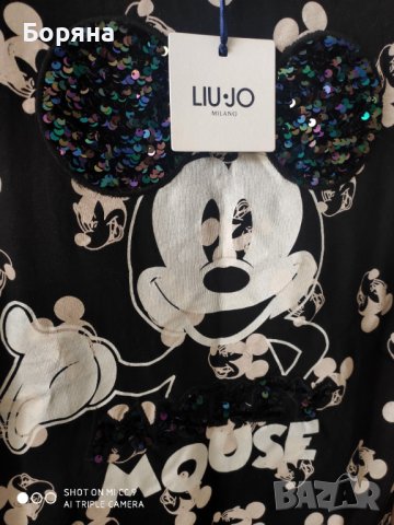 НАМАЛЕНА - Liu Jo нова тениска Мики Маус, снимка 3 - Тениски - 41653971