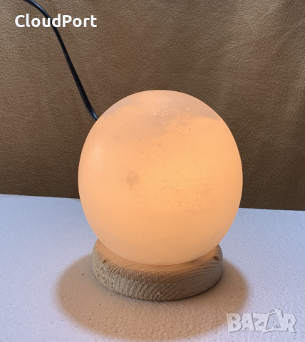 Лампа от естествена сол във формата на сфера, 1 кг, снимка 2 - Други - 44513785