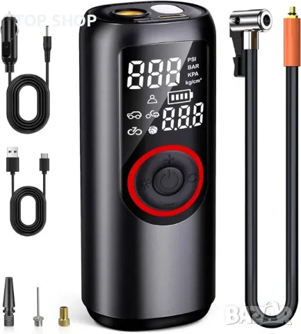 Преносим въздушен компресор за помпане на гуми, 150 PSI иновативни безжични