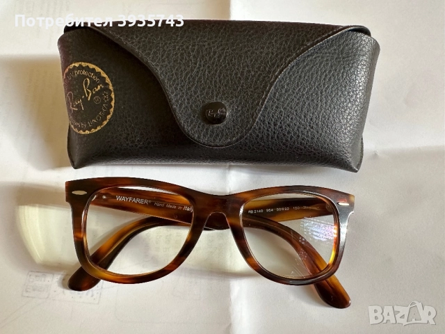 Ray ban wayfarer italy , снимка 4 - Слънчеви и диоптрични очила - 52483104
