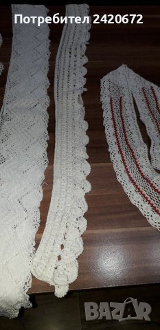 Ръчно плетени  дантели, снимка 7 - Декорация за дома - 41374442