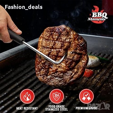 Нова кука за месо от неръждаема стомана Барбекю инструмент Готвене , снимка 2 - Други стоки за дома - 41870665