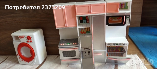 Кухня за кукли Барби,пералня и магазин
