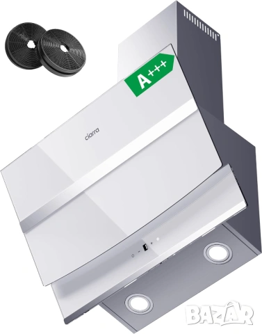 CIARRA CBCW6736N Наклонен абсорбатор 60 см 650 м³/ч Клас A++, снимка 4 - Абсорбатори - 53264234