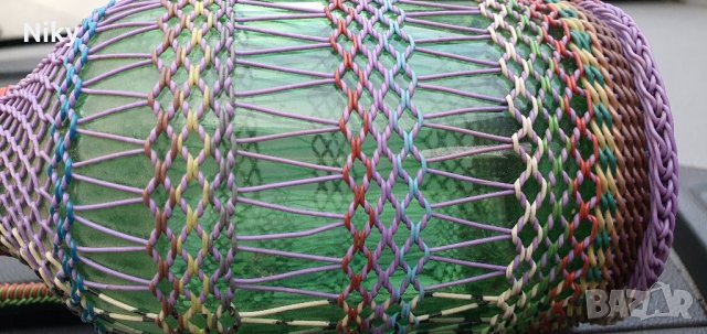 Ръчно плетени бутилки, снимка 5 - Декорация за дома - 39942135