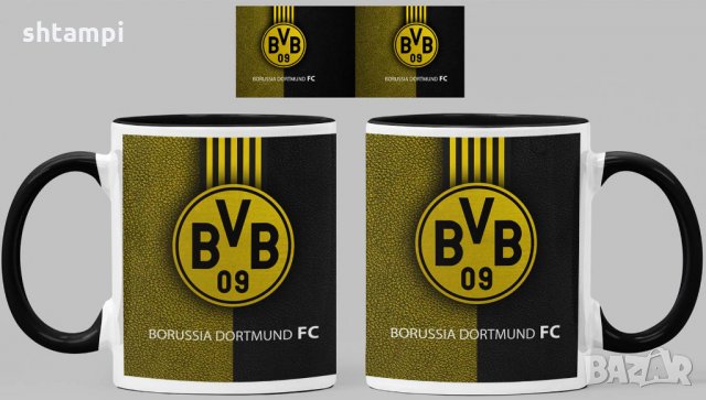 Чаша Борусия Дортмунд Borussia Dortmund Керамична, снимка 7 - Фен артикули - 34783834