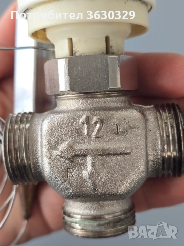 HERZ Термостатна глава със сензор за допир за бойлер с трипътен вентил, снимка 3 - Други - 52536744