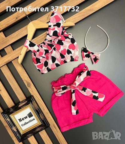 Комплект от потник и къси панталонки, снимка 1