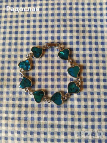 гривна с цветен седеф