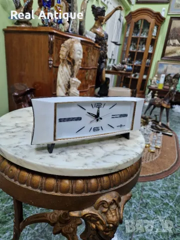 Рядък антикварен колекционерски японски часовник будилник Toyo Clock , снимка 4 - Антикварни и старинни предмети - 49704962