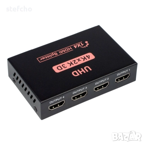 Кабел DIVA HDMI SPLITTER 1X4, снимка 2 - Кабели и адаптери - 51753778
