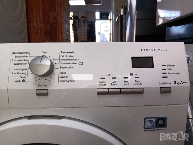 Сушилня с термопомпа АЕГ Aeg Protex Plus A+++ 8кг 2 години гаранция!, снимка 10 - Сушилни - 52544195