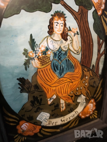 Картина найвизъм върху стъкло ., снимка 3 - Картини - 51738134