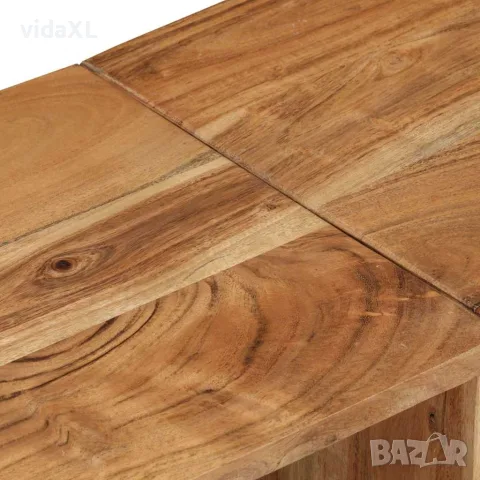 vidaXL ТВ шкаф, 160x30x45 см, акациево дърво масив, снимка 6 - Секции и витрини - 56147099