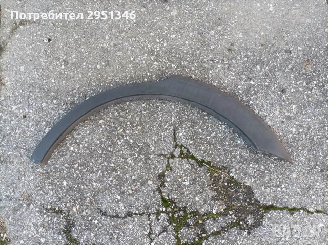 пластмасова вежда лайсна калник Шевролет Каптива Chevrolet Captiva Facelift