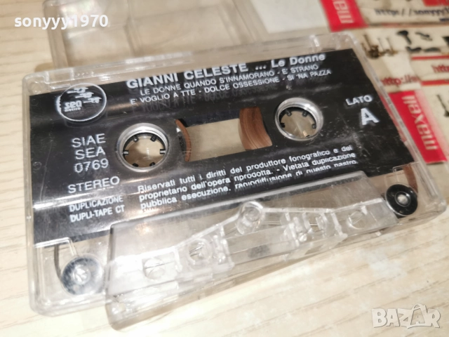 GIANNI CELESTE-ORIGINAL TAPE 2112251927, снимка 11 - Аудио касети - 52868535
