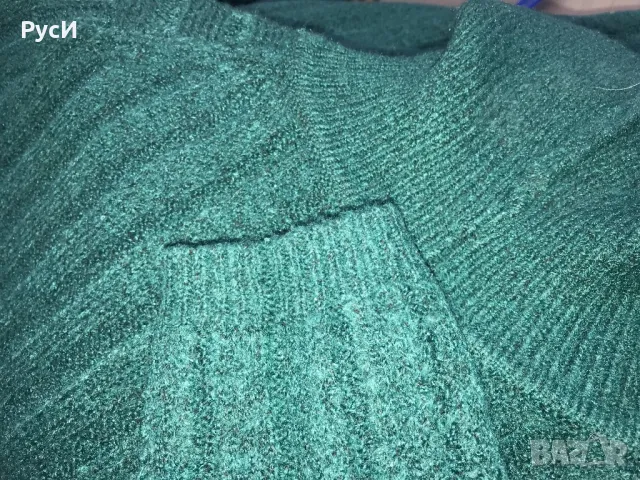 Тъмнозелена рокля с цепка отстрани, ASOS, снимка 3 - Рокли - 47991968