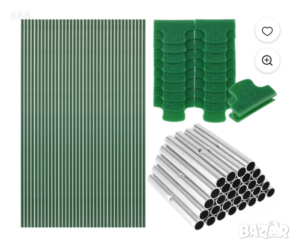 Комплект за тунелна рамка за оранжерии, снимка 3 - Други - 52893443
