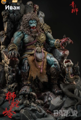 Deluxe Шедьовър на пълната кървава версия на Сионския лъв с трона си в ограничен брой , снимка 2 - Фигурки - 53664317