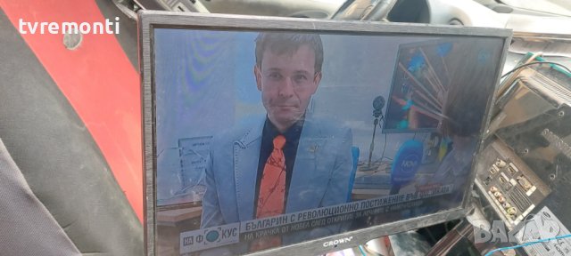 Телевизор 22" за автомобил на 12в с цифров тунер Crown, снимка 5 - Телевизори - 42675138