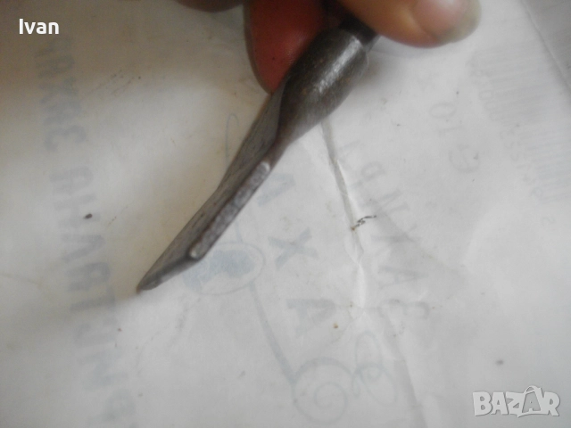 Старо качество масивно немско длето шпакла 137мм за стъргане стържене дърво/бетон за машина скрепер, снимка 10 - Други инструменти - 51555160
