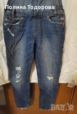 Дънков гащеризон Levi's, размер S, , снимка 2 - Гащеризони - 39977374