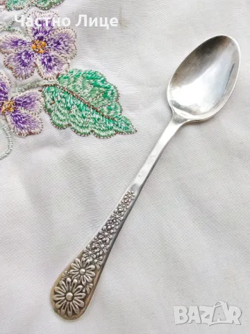 Оригинална Старинна Сребърна Маркова Лъжичка Kennedy 