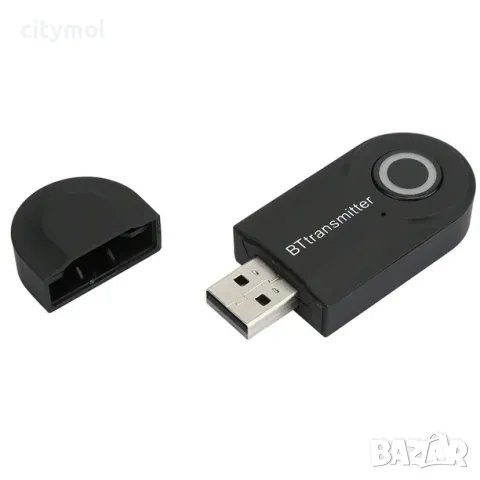 Blutooth предавател Безжичен Bluetooth адаптер 3,5 мм жак AUX + USB