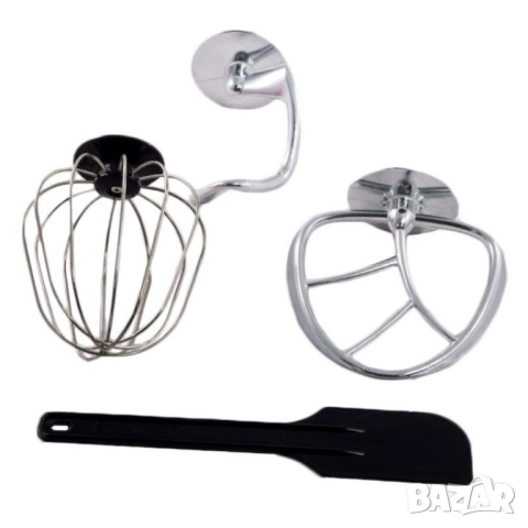 Многофункционален планетарен миксер с иноксова купа 5.5L Royalty Line RL-PKM1600, снимка 13 - Друга електроника - 51854062