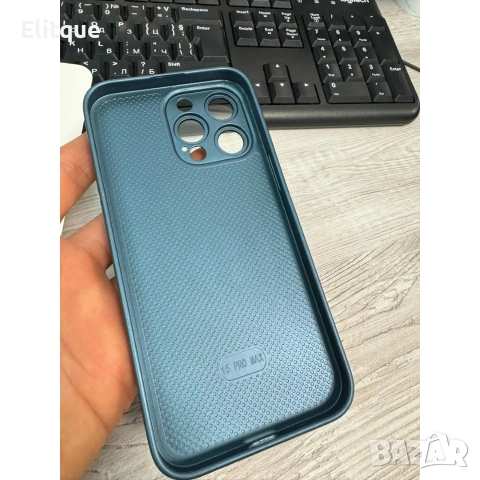 Кейс Със Стъклен Гръб за 15 PRO MAX, снимка 6 - Калъфи, кейсове - 53100212