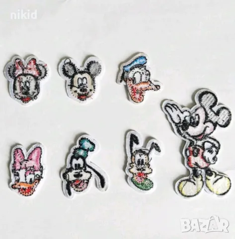 Мики Маус Мини Маус Доналд Дейзи Гуфи Плуто апликация нашивка за дреха дрехи самозалепваща лепенка, снимка 5 - Други - 44074243