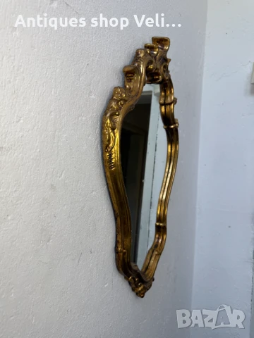 Бароково огледало за стена №7331, снимка 2 - Антикварни и старинни предмети - 51376975