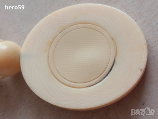 Старо антикварно колие,медальон от слонова кост и коралова камея 19 век , снимка 12 - Колиета, медальони, синджири - 44327316