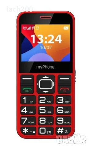 Мобилен телефон GSM MYPHONE HALO 3 RED, снимка 3 - Други - 49475649