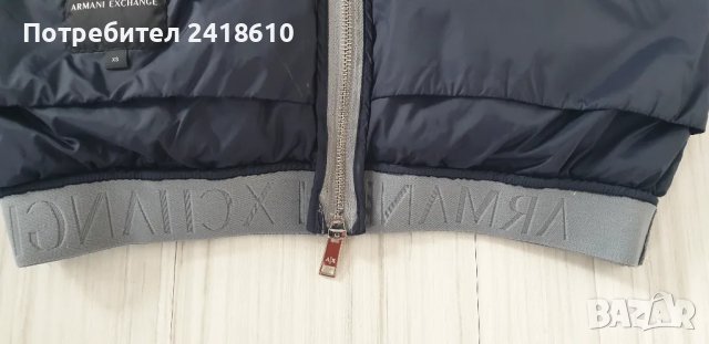 Armani Exchange A/X Mens Down Jacket Size XS НОВО! ОРИГИНАЛ! Мъжко Пухено Яке!, снимка 3 - Якета - 48050281